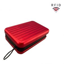 Stylish Luggage Shape Aluminum RFID Blocking Credit Card Holder