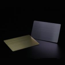 Premium Brushed Silver NFC Card Digital Business Card