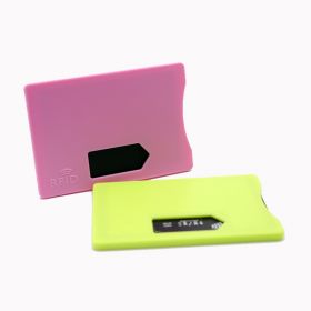 Credit Card RFID Protection Hard Plastic ABS RFID Blocking Card Protector