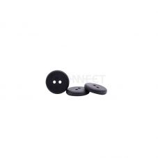 Black Small PPS Washable Coin Token NTAG® 213 NFC Laundry Tag