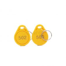 Access Control Read Only EM4200 Keyfob RFID 125KHz Yellow Fob