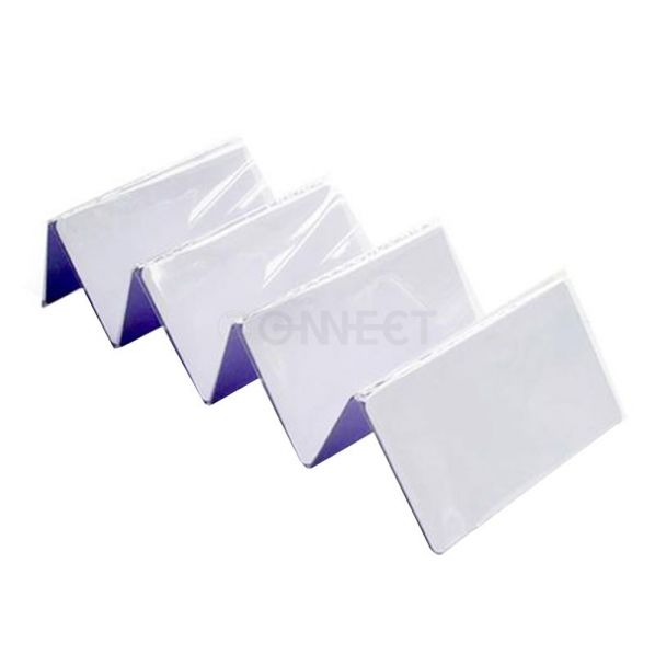 Contactless White PVC Plastic 125KHz T5577 RFID Blank Card