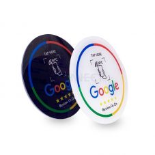 China Factory Custom Print Acrylic Instant NFC Google Review Tap Card for Business