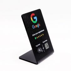 Custom Print NFC Google Review QR Code Stand for Business