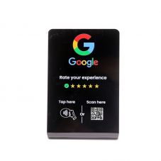 Custom Print NFC Google Review QR Code Stand for Business